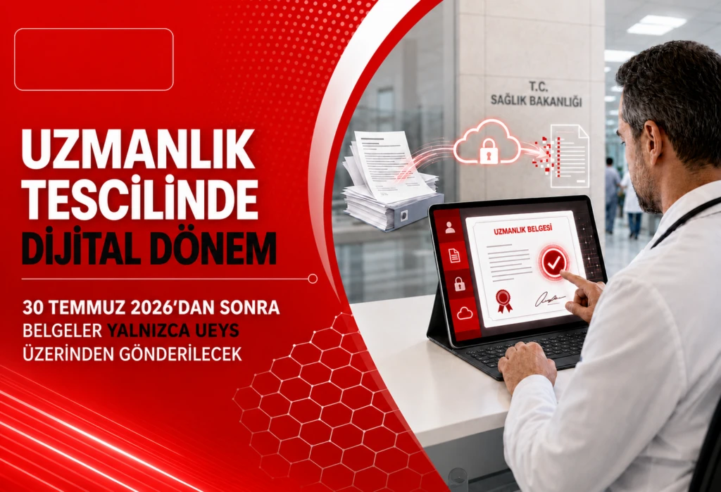 Uzmanlık Belgeleri UEYS Üzerinden Gönderilecek