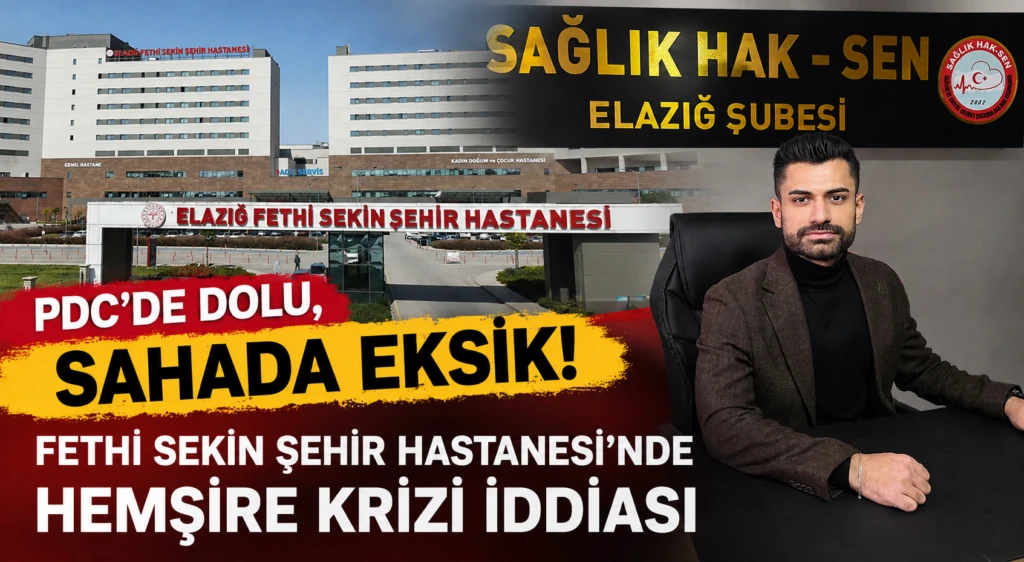 Pdc'de Dolu, Sahada Eksik! Fethi Sekin Şehir Hastanesi'nde Hemşire Krizi İddiası